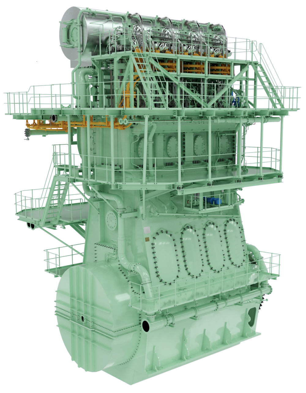 グリーンメタノール対応二元燃料テストエンジンの製造請負 ～ 国際海運の温室効果ガス削減に貢献する舶用エンジンの燃料転換技術 ～ 日立造船